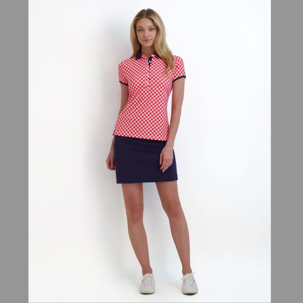 Fairway & Greene ESTI POLO Red White and Blue Size Small NWT 4th of July!